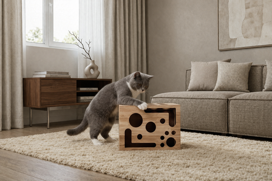 Kratzenkratzbox aus Holz